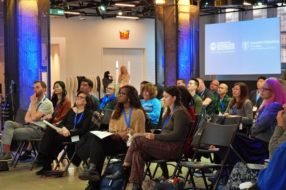 Guests learned about the science behind conflict resolution at the Conflict Intelligence Lab launch