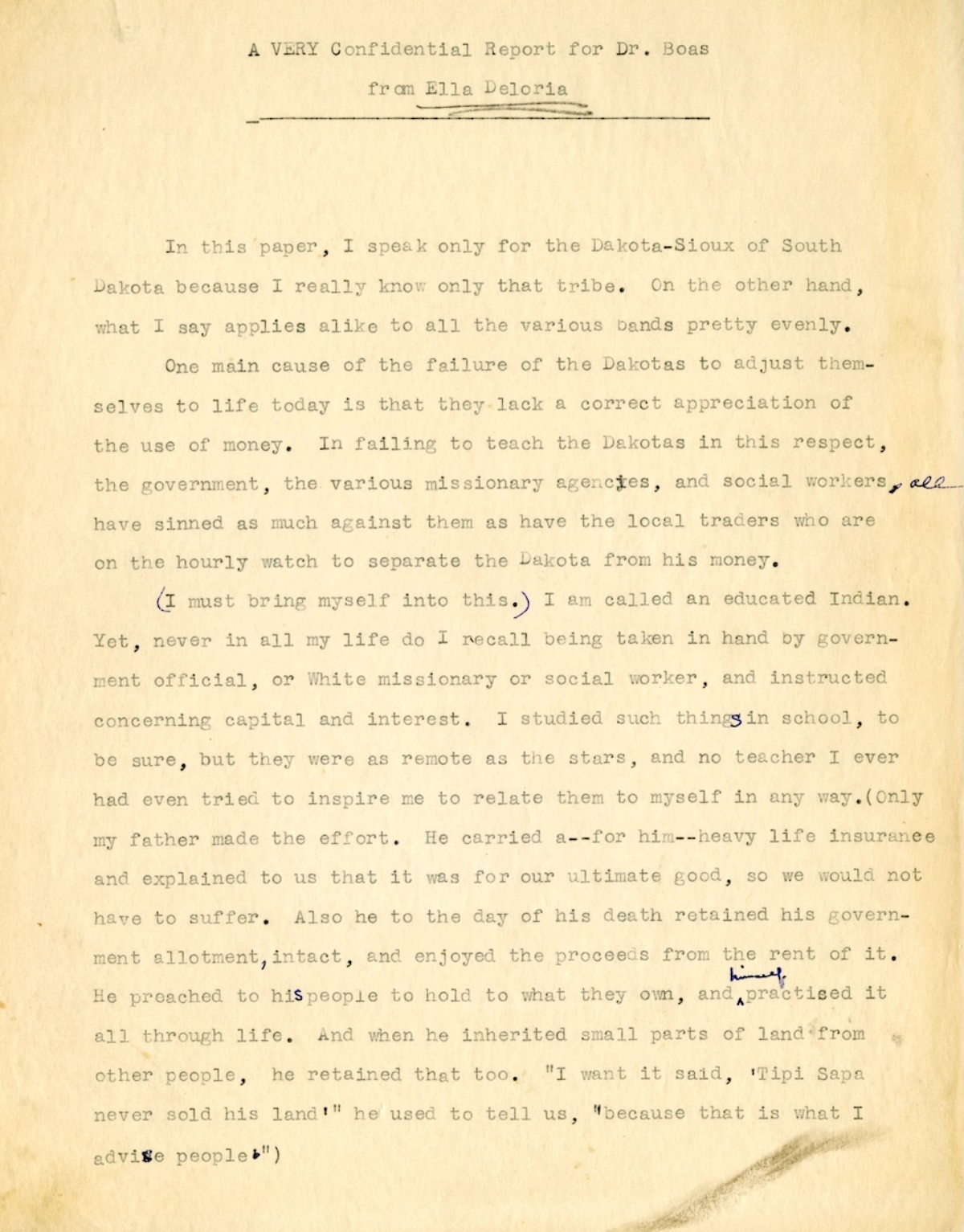 Scan of the first page of