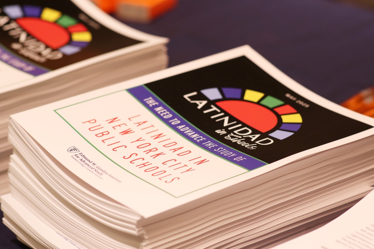 The strategic report published by the Gordon Institute, shared at the Hispanic Education Summit