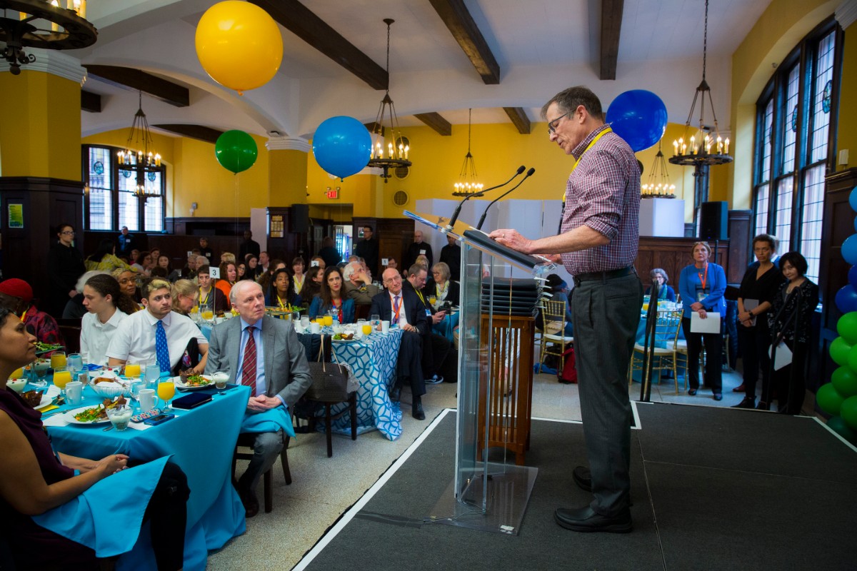 Pictured: Bruce Ballard at Alumni Awards.