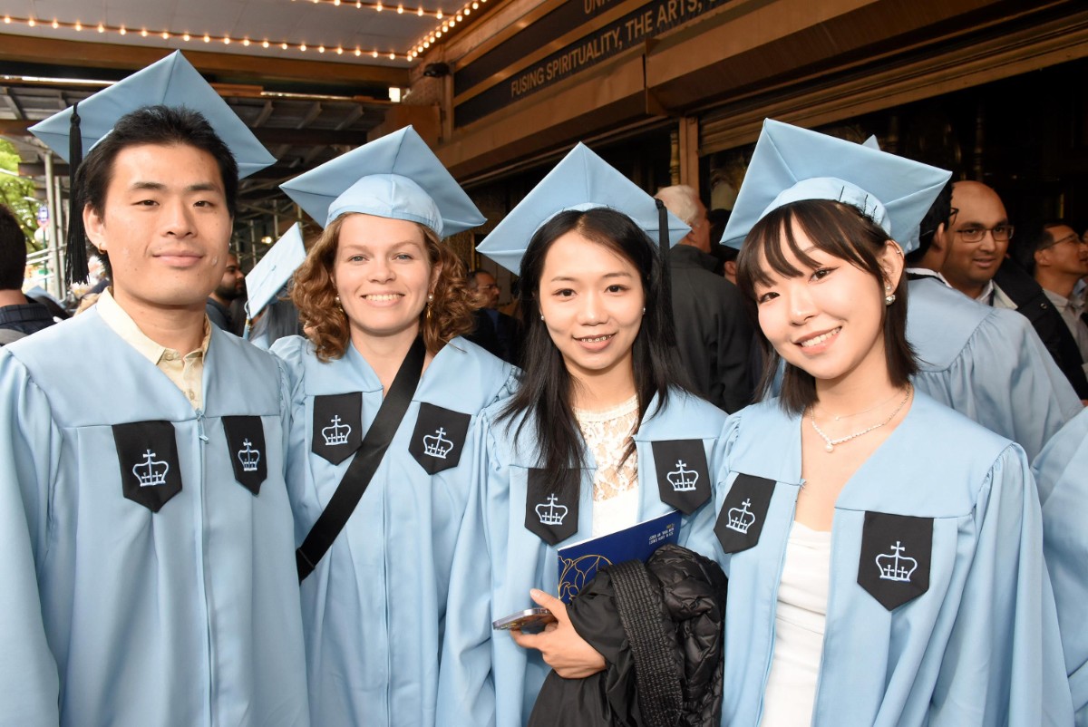 Students at Convocation.