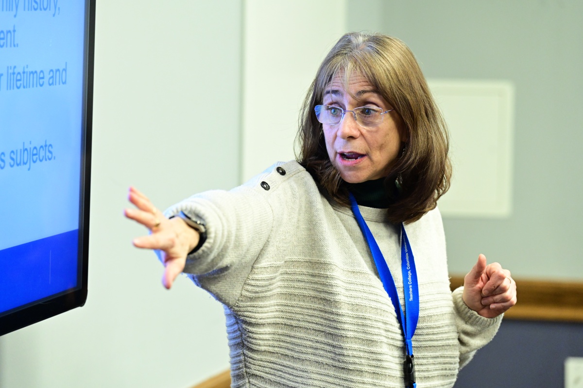 Pam Koch at the Midwinter Climate Institute
