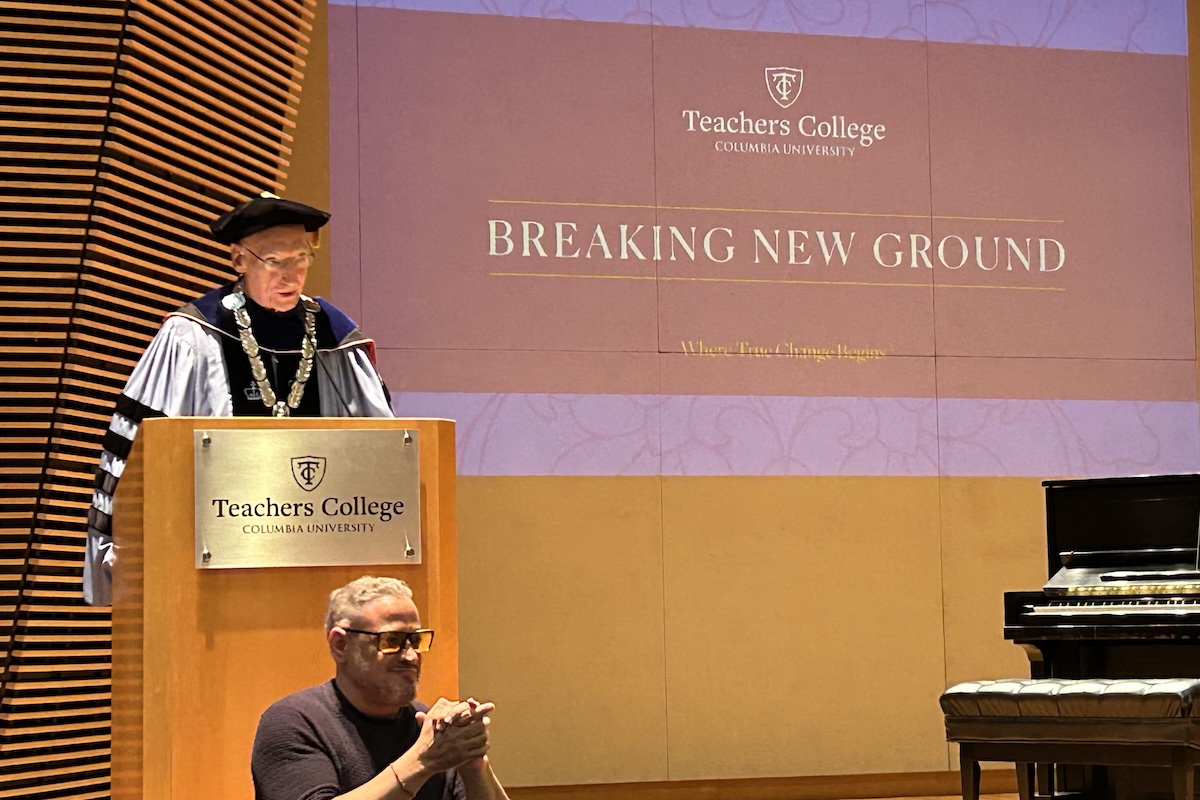 President Bailey - first gen ceremony