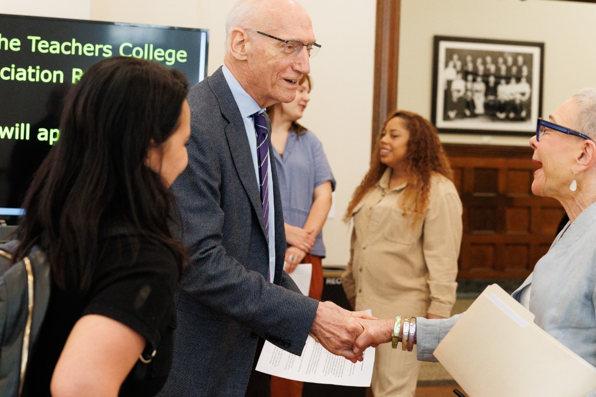 Pictured: President Bailey.