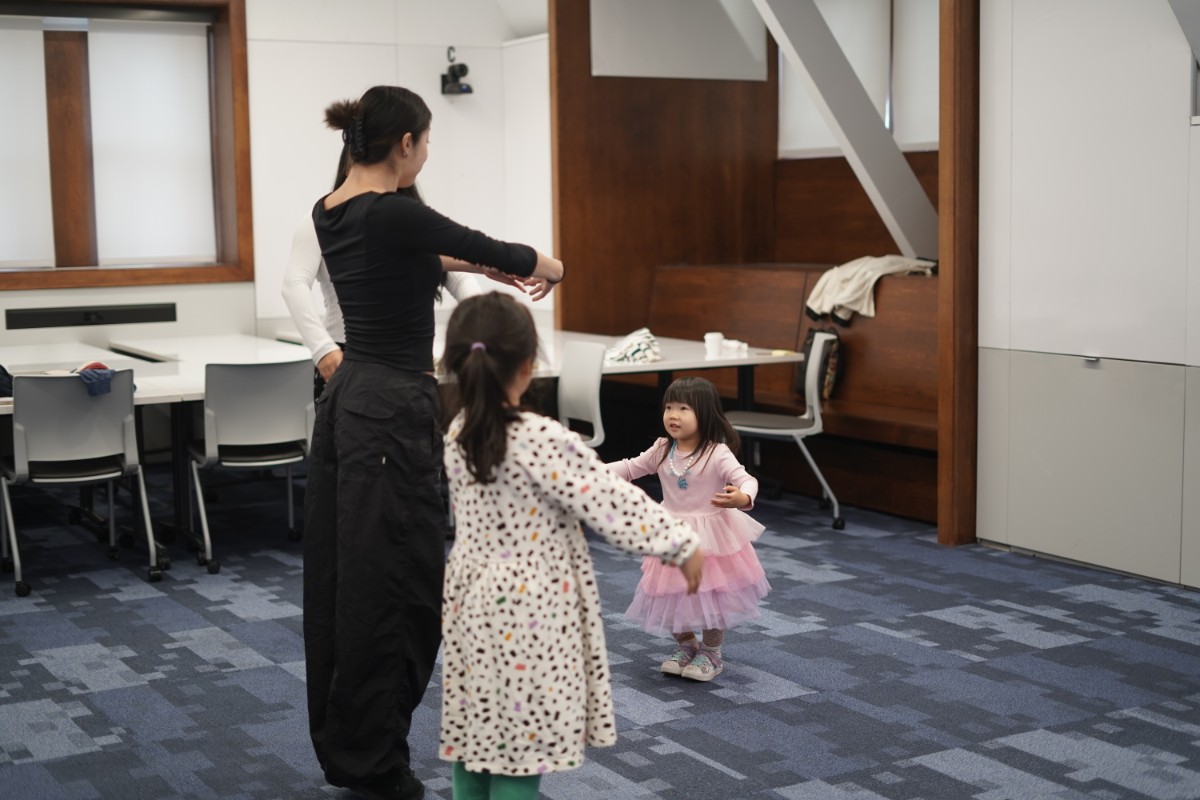 Pictured: Attendees at Family Day.