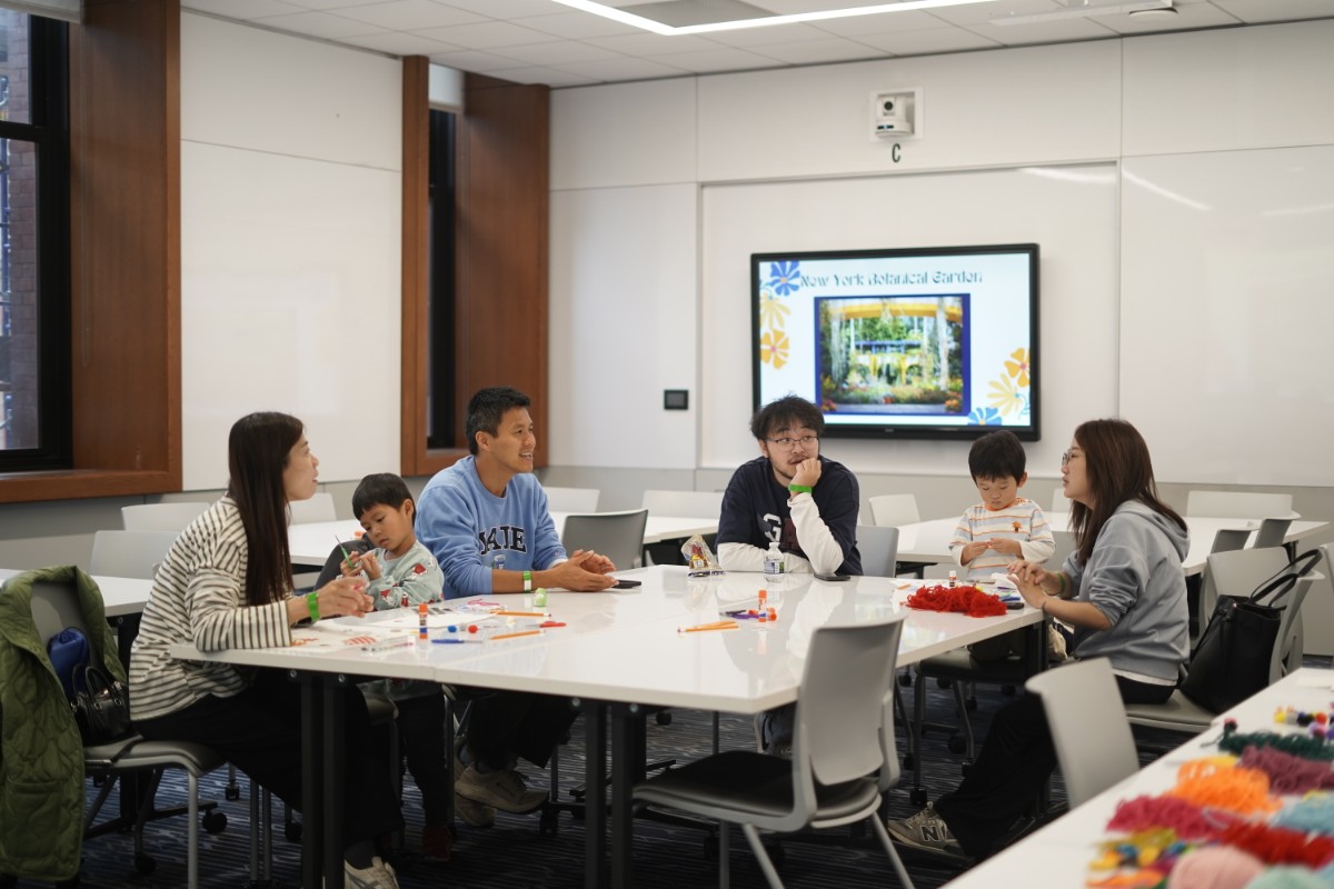 Pictured: Attendees at Family Day.