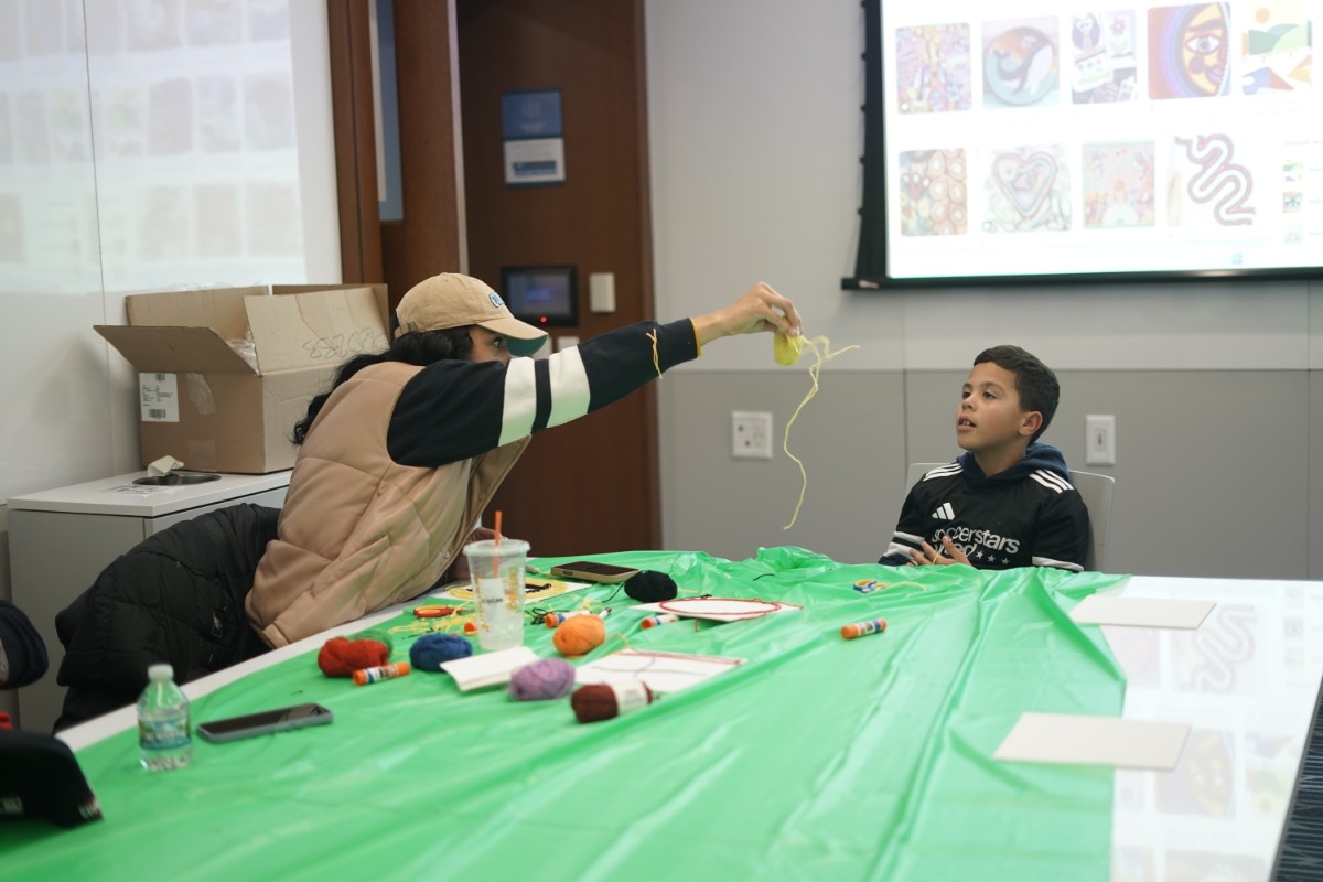 Pictured: Attendees at Family Day.