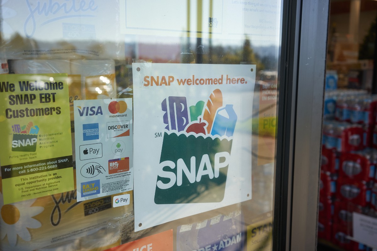 Pictured: SNAP sign.