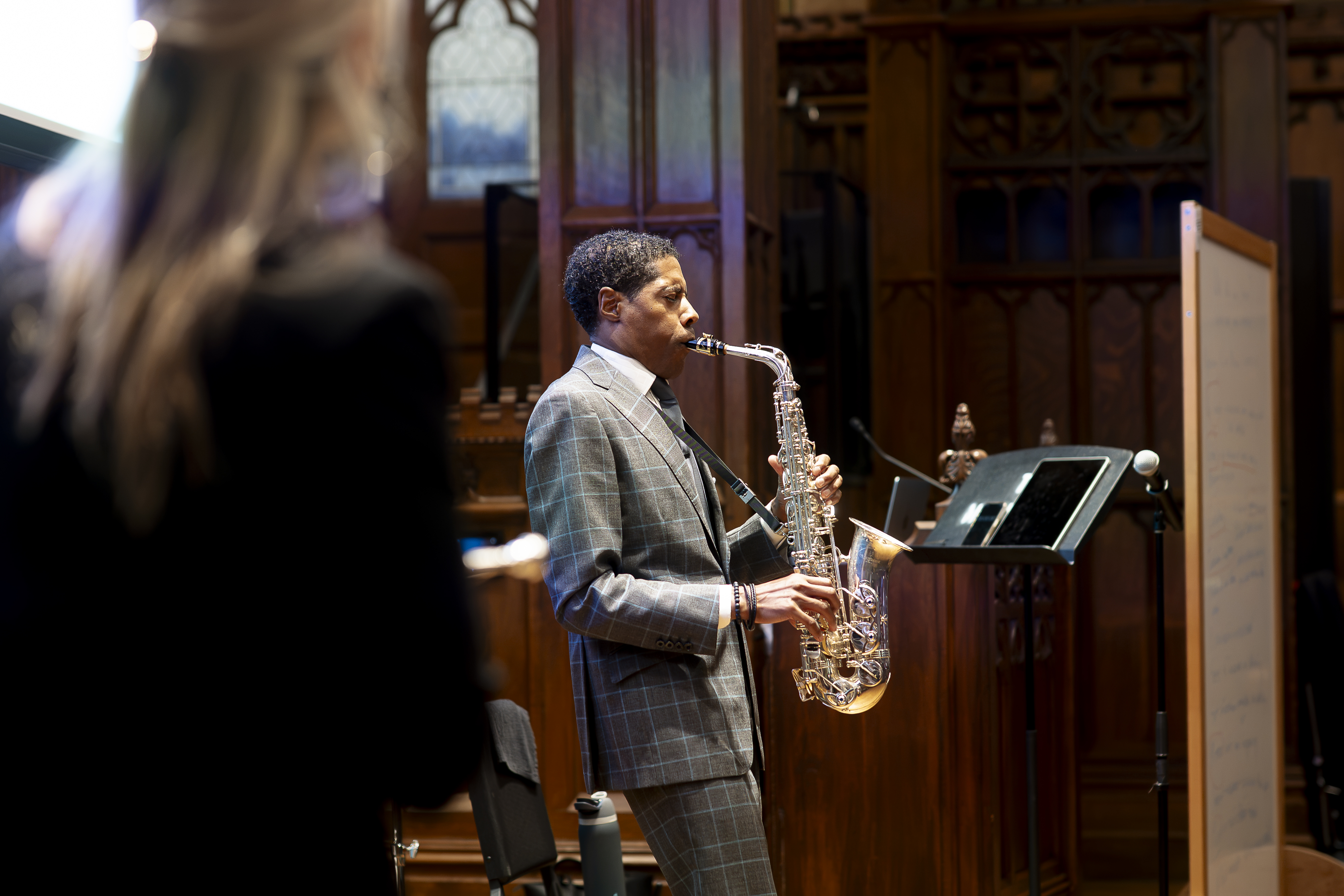 Pictured: Klingenstein jazz music.