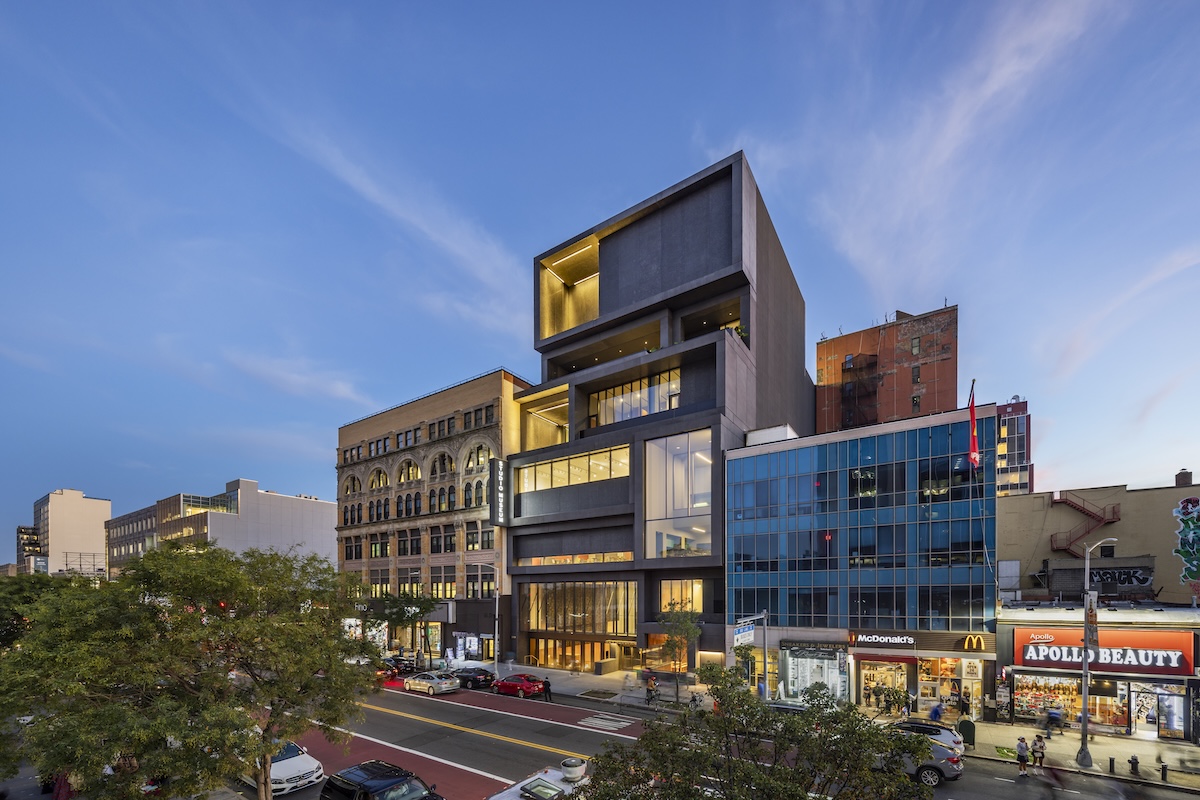 the exterior of the new Studio Museum in Harlem