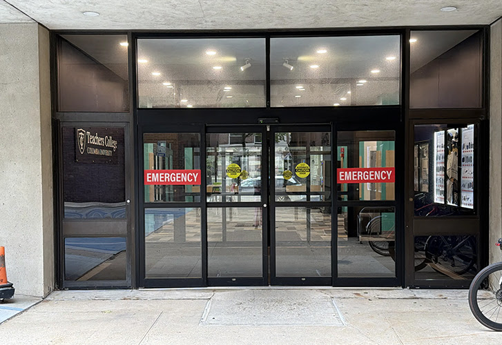 Building 528 entrance with 