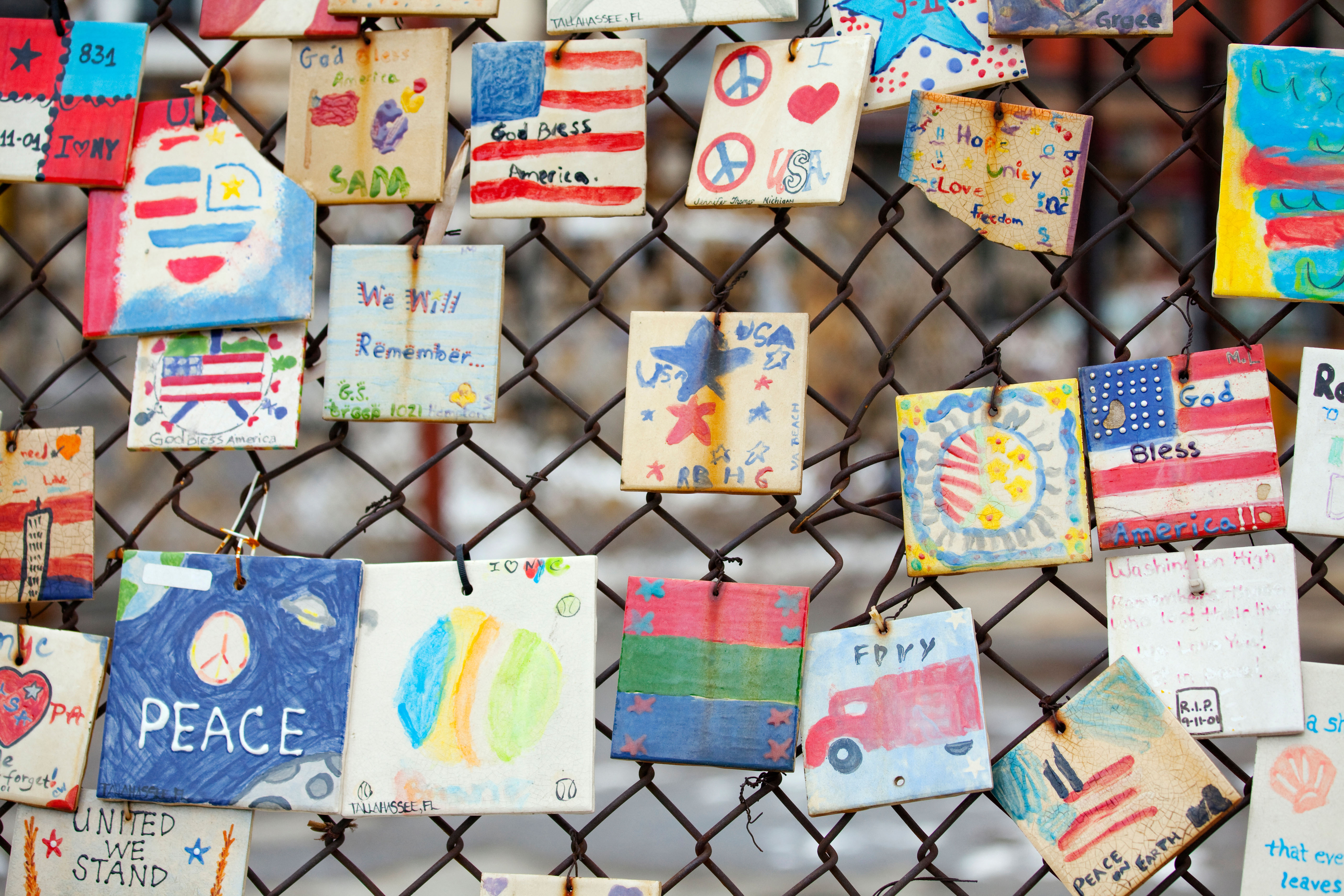 Drawings commemorating 9/11
