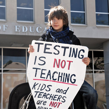 Student protesting