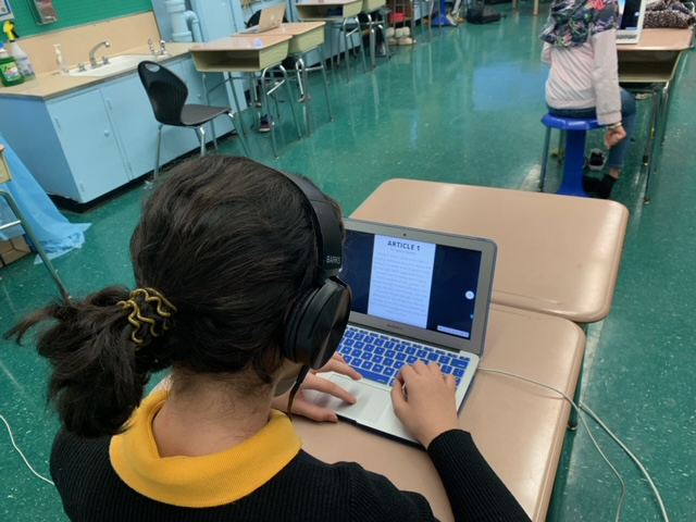 EMPOWERING ALL LEARNERS At P.S. 189, a magnet elementary school in New York City's Washington Heights Neighborhood, fifth graders are engaging more actively in their students thanks to a collaboration between their teachers and Teachers College's Center for Technology & School Change. 