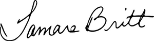 Tamara Britt Signature