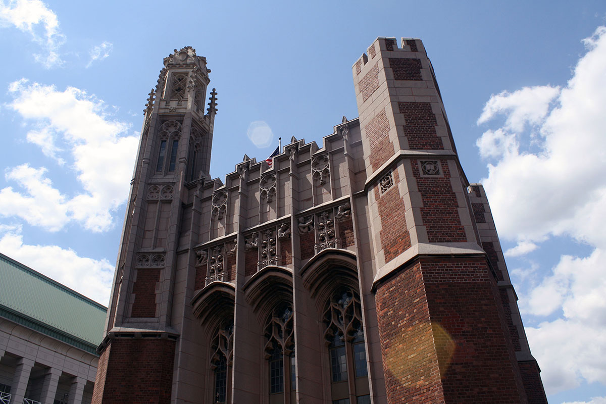 TC building with blue sky